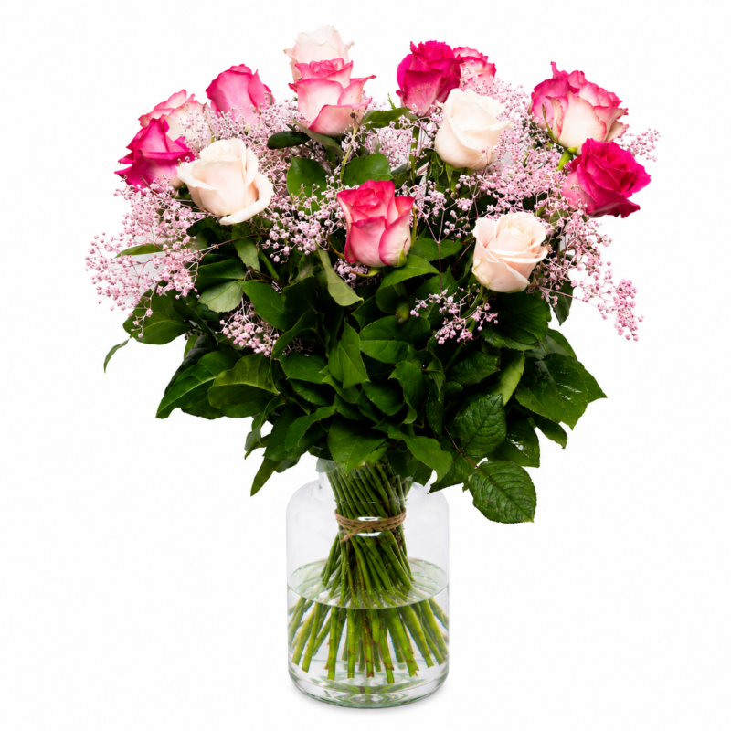 Boeket mix rozen almere