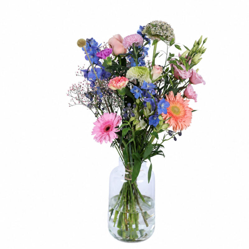 Boeket Sandra <br /><br /> Pastel boeket zonder groen