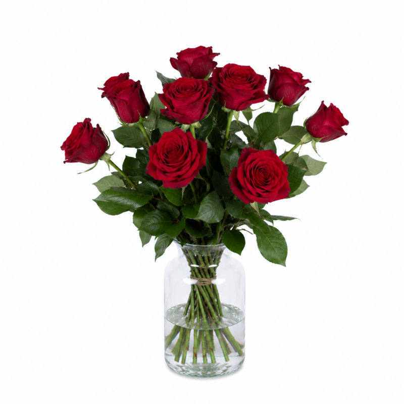 Boeket rode rozen