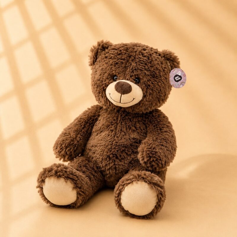 Knuffelbeer donker bruin